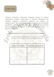 Biologia do matury - karty pracy z fizjologii roślin