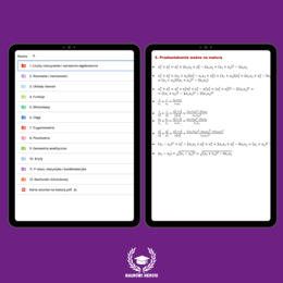 Notatki maturalne - Matematyka P+R