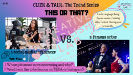 CLICK & TALK: Teens Edition Speaking - This or That (A2/B1) |Prezentacja PDF