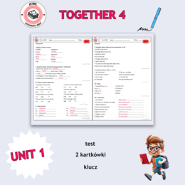 Together 4 Unit 1 - test i kartkówki