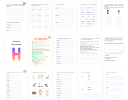 Zasady pisowni z H, regułki + zadania plik 20 stron