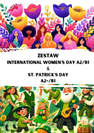 ZESTAW: International Women's Day A2/B1 & St. Patrick's Day A2+/B1
