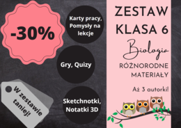 Pakiet materiałów z biologii do klasy 6 – cały rok w jednym zestawie!