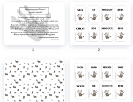 Gra matematyczny Piotruś - system rzymski.