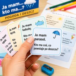 Gra "Ja mam... kto ma...". Pogoda i deszcz