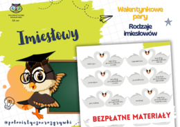 Imiesłowy. Walentynkowe pary. Rodzaje imiesłowów