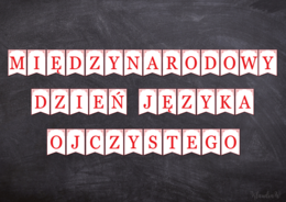 Międzynarodowy Dzień Języka Ojczystego – girlanda do druku (PDF)