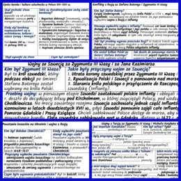 Dzieje i kultura Rzeczpospolitej w XVI–XVII w. NOTATKI