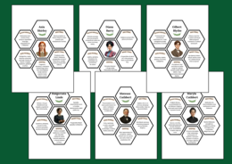 ANNA Z ZIELONEGO WZGÓRZA – BOHATEROWIE - układanka - puzzle - heksy - egzamin