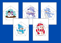 DZIEŃ BAŁWANA – Dzień Bałwanka – ZIMA – puzzle – układanka- układanki – biblioteka – świetlica – przedszkole – 14 wersji