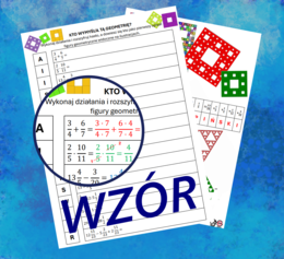 (klasa 6 klasa 7) Działania (wszystkie) na ułamkach zwykłych z hasłem.