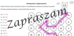 Labirynt - dodawanie i odejmowanie do 20.