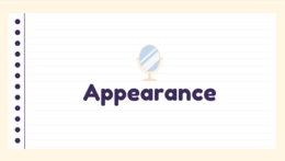 APPEARANCE -words