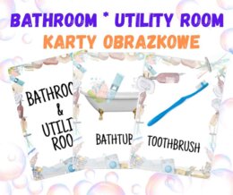 BATHROOM, UTILITY ROOM - karty obrazkowe