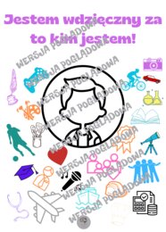 Plakat - jestem wdzięczny