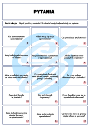Proszę państwa do gazu – Pytania i Odpowiedzi | Interaktywne karty do opowiadania Tadeusza Borowskiego