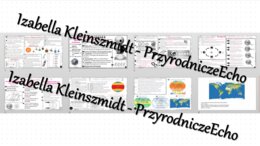 Zestaw sketchnotek – notatek do całego działu „Ruchy Ziemi” wykonanych w power point do edycji. Geografia 6