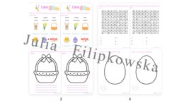 Wielkanocny zestaw zadań/ karta pracy/ zadania/ słownictwo/ Klasy 1-3/ SP 1-3/ Easter/ Wielkanoc/ Dzieci/ Gotowa lekcja