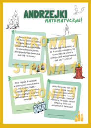 Matematyczne Andrzejki -karta pracy
