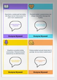 Gra dydaktyczna: "Drużyna wyzwań"