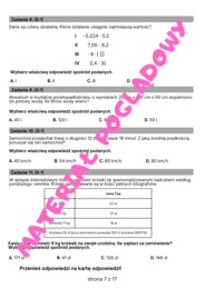Próbny egzamin ósmoklasisty 2024/2025 matematyka