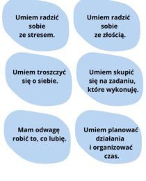 Karty pozytywnego myślenia.