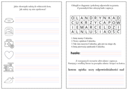 Cukierku, ty łobuzie! - karty pracy (pdf)