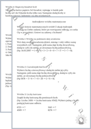 Andrzejkowe wróżby matematyczne