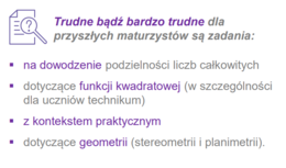 Zadania dowodowe - nowa formuła