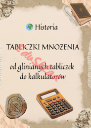 🧮 Historia tabliczki mnożenia – gazetka szkolna / plakat edukacyjny