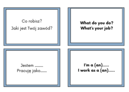 Fiszki - wakacje, język angielski