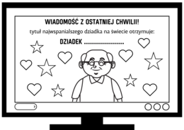 KOLOROWANKA DZIEŃ BABCI I DZIADKA