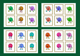 Dzień Kropki – MEMORY z kolorowymi kropkami jako postaciami – 8 stron - biblioteka - świetlica