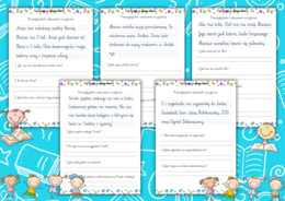 Czytanie ze zrozumieniem - proste teksty!