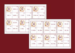 JESIENNA ORTOGRAFIA – układanka – jesień – ćwiczenia ortograficzne - puzzle
