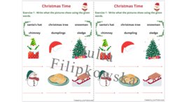 Christmas / Świąteczny bożonarodzeniowy zestaw zadań / karta pracy / gotowa lekcja / Święta / Boże Narodzenie / Zadania / Słownictwo / Klasy 1-3 / Klasa 1 / Klasa 2 / Klasa 3 / SP / SP 1-3