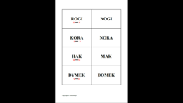 Uciekające głoski – gra utrwalająca czytanie