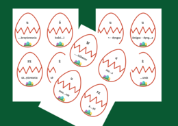 WIELKANOCNA ORTOGRAFIA – układanka – Wielkanoc – ćwiczenia ortograficzne - 6 str.