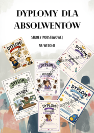 Dyplomy dla ósmoklasistów - na pożegnanie (od młodszych klas lub wychowawcy)