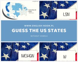 Angielski. Odgadnij nazwy stanów USA