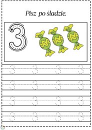 ĆWICZENIA GRAFOMOTORYCZNE. PISZEMY PO ŚLADZIE.