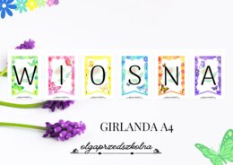WIOSNA - GIRLANDA A4
