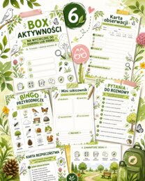 Box aktywności na wycieczkę do ogrodu lub parku