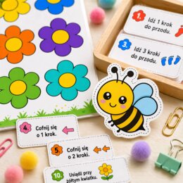 Pszczółka szuka kwiatka - gra dywanowa