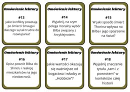Hobbit, czyli tam i z powrotem - karty dyskusyjne