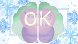 ❄️ Name 3 – Winter Edition: Fun Speaking Game for ESL Lessons ☃️zima, angielski, gra językowa, słownictwo zimowe, mówienie, zabawa, szkoła, uczniowie, komunikacja, aktywność, A1–B1, zimowe zajęcia, speaking game., winter, ESL speaking, winter vocabulary,