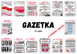 Święto Niepodległości/ Odzyskanie Niepodległości 11 listopada- GAZETKA
