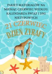 PAKIET MATERIAŁÓW NA CZERWIEC WEDŁUG KALENDARZA ŚWIĄT I DNI NIETYPOWYCH