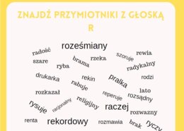 Podchwytliwa wyszukiwanka głoska r