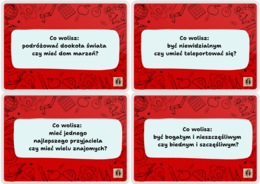 Gra integracyjna "Co wolisz?"